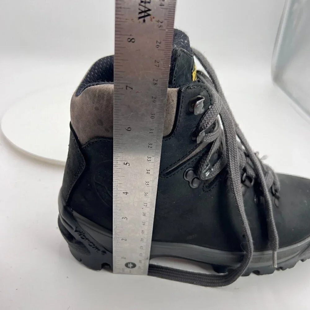 La Sportiva Men Size EU 38.5 US 6.5 Black Leather Mountaineering Hiking Boot